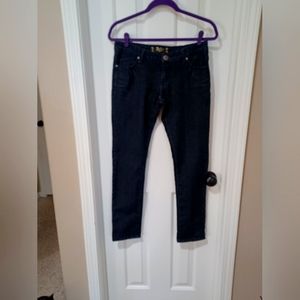 Aviva women's jeans with embroidery and rhinestones on the pockets.